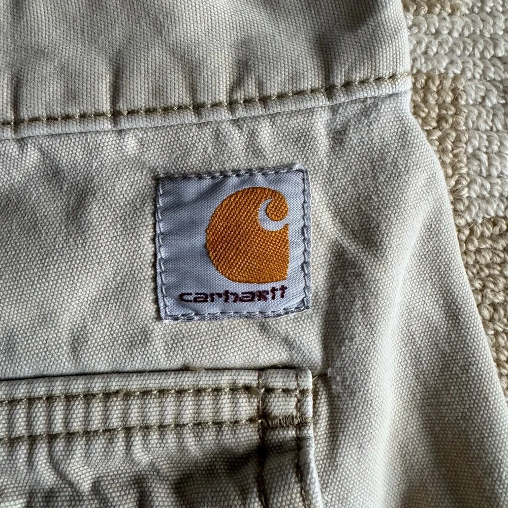 Carhartt Relaxed Fit Cargo Shorts Utility Summer Outdoor Casual Tan Size 40 - Picture 2 of 8